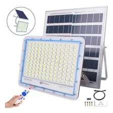 Refletor Solar 100w Led A Prova D'agua Externo Com Controle