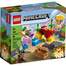 Lego Minecraft The Coral Reef 21164 (92 Piezas) Original