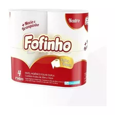 Papel Higiênico Fofinho Folha Dupla 40 Rolos De 30m