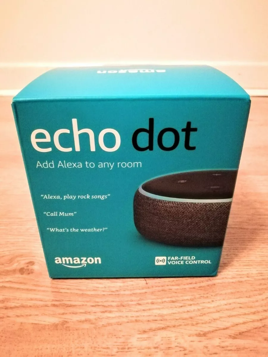 Amazon Echo Dot (3rd Generation) Smart Alexa Speaker - Charc