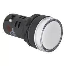 Sinaleiro Led Tensão 24vcc/vca Branco 22mm Com Rabicho