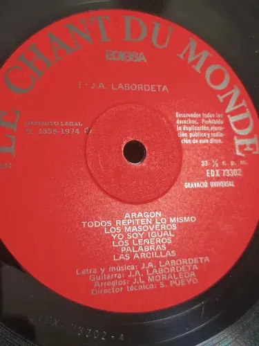 Labordeta - Cantar I Callar - vinilo 1975