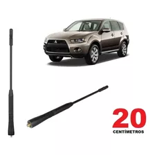 Haste Antena Teto Slim Preta 20cm Mitsubishi Outlander