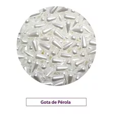 Gota De Perola 6x10 Branco 100 Gramas - Menor Preço