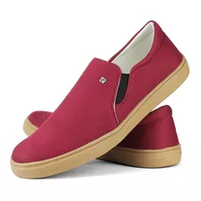 Tênis Sapatênis Masculino Casual Slip On La Faire Sola Preta