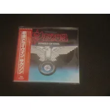 Saxon- Wheels Of Steel Cd Mini Lp Japan-leia!