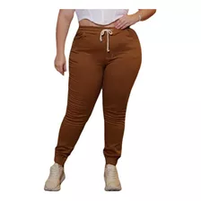 Calça Jogger Feminina Colorida Com Lycra Tendência 46 Ao 60