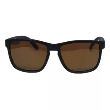 Lentes De Sol Gold Lente Dorado Varilla Negro Armazón Negro Diseño Negro