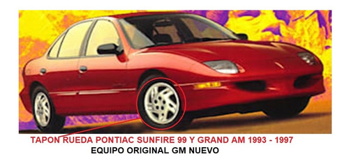 Tapon Rueda Pontiac Sunfire Y Pontiac Grand Am 1995-2005 Foto 4