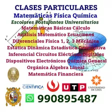 Clases Particulares Matemáticas Física Química Escolares Uni