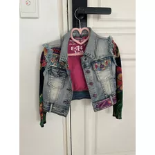 Campera Jean Niña Desigual Original Nueva (sin Etiqueta)