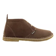 Bota Masculina Camurça Cano Alto Retrô Anos 80/90 Sola Crepe