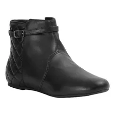 Bota Feminina Via Uno Cano Curto Matelassê 072093 Premium