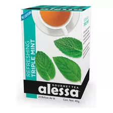 Té Gourmet Alessa Refreshing Triple Mint 20 Sobres 40g