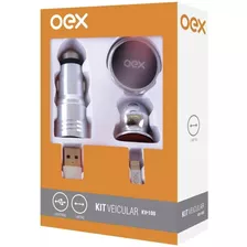 Kit Veicular Carregador Compatível iPhone + Suporte - Oex