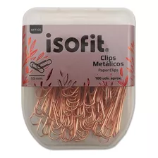 Caja Clips Design Woman Isofit Dorados Color Dorado