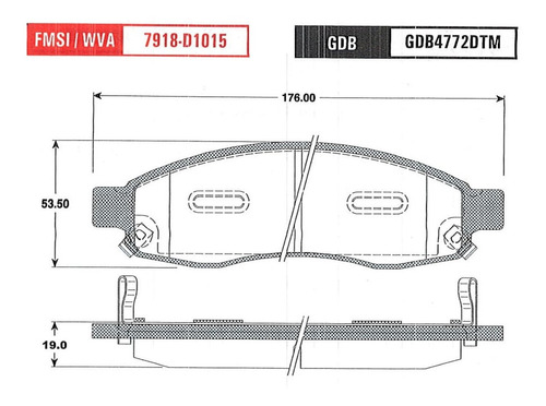 Balatas Trw Delanteras Infiniti Qx56 2004 A 2006   Cermica Foto 2