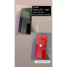 iPhone SE 128g Vermelho