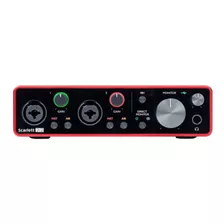 Placa De Sonido Focusrite Scarlett 2i2 3era Gen En Caja 