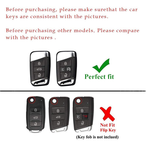 Protector Funda Llavero P Volkswagen Atlas Golf Jetta Skoda Foto 2