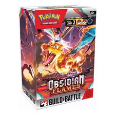 Pokemon Build And Battle Obsidian Flames 4 Sobres + Mazo 