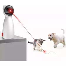 Brinquedo Gato Interativo Laser Giratório Automático Ponto Cor Branca