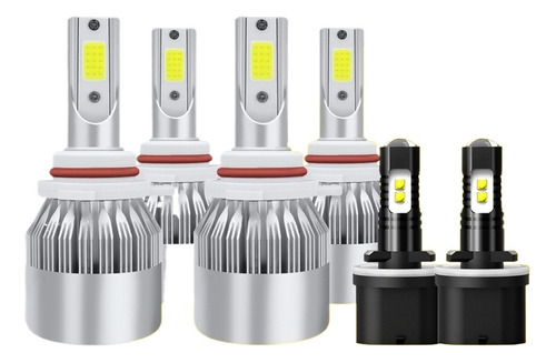 Kit Faros Focos Led Luz Alta Y Luz Baja Para Todos