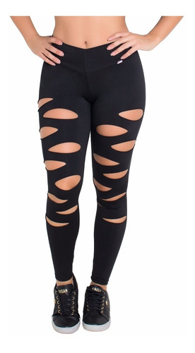 Calça Legging Rasgada Fitness Kaisan Allana Destroyed - F566 R$ 50 em Nova  Friburgo - Rio de Janeiro | Mebuscar Brasil