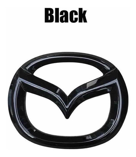 Emblema Logo Negro Mazda 3 Cajuela 2019 2023 Hb / Sedan Foto 3