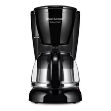 Cafeteira Multilaser Gourmet 15 Xícaras Semi Automática Preta De Filtro 220v