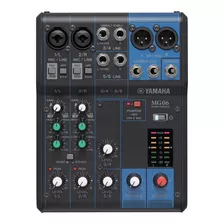 Consola Yamaha Mg06 Mixer 6 Canales Xlr Phantom Power Pro 