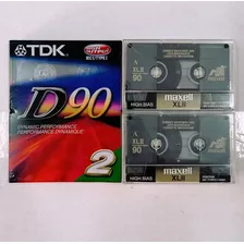 Cassettes 2 Nuevos + 2 Abiertos Maxell Tdk Envio Gratis