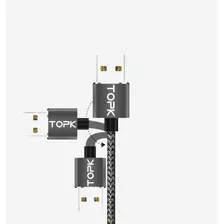 Cable Usb - Led Magnético - Micro Usb 