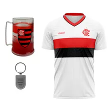 Kit Presente Flamengo - Camisa / Caneca / Chaveiro Oficial