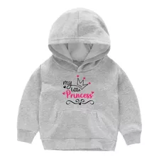 Moletom Infantil Blusa De Frio Princesa Menina Quente Macio