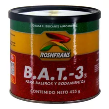 Grasa Lubricante Baleros Y Rodamientos Bat 3 425gr Roshfrans