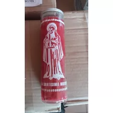 Veladora Parafina Santa Muerte Roja Caja C/12 Pzs