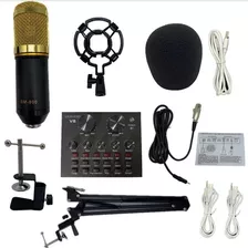 Microfono Condensador Profesional Usb Estudio Podcast Bm800