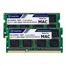 Memoria Ram Timetec, Compatible Con Macbook/iMac, 16 Gb