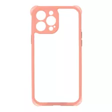 Carcasa Para iPhone 13 Pro Transparente Reforza Borde Color 