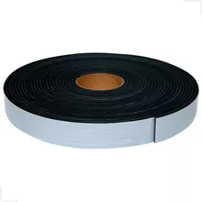 Fita Vedação Eva Preto Adesivo 1 Lado 25mm X 3mm X 10 Metros