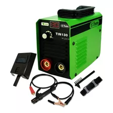 Máquina De Solda Inverter Trato Tin Tin130 Verde E Preta 60hz 220v