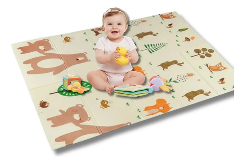 Tapete Infantil Sensorial Dobrável Atividade Tummy Time Bebe