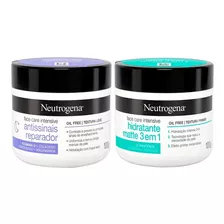 Cremes Facial Neutrogena Hidratante + Antissinais Noite 100g