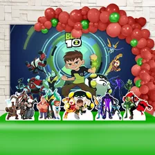 Kit Decoração De Festa Infantil Ben 10