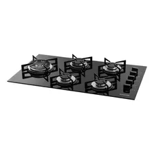 Fogão De Mesa Cooktop 5 Q Tripla Chama Gás Suggar Fg5535vp Cor Preto 127v/220v