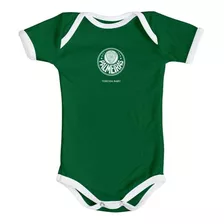 Body Bebê Palmeiras Verde Curto Oficial - Torcida Baby