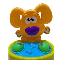 Brinquedo Baby Bate Dog Didático Colors Na Solapa - Jp Brink
