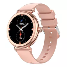 Smartwatch X-view Quantum Q6s 1.2 Ips Ip67 Podrometro Sueño Caja Gold Rose Malla Gold Rose