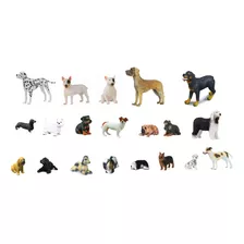 Miniaturas Realistas Kit Com 20 Cachorros Originais Collecta